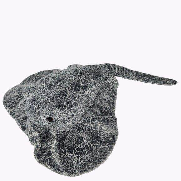 Build A Bear St Louis Zoo Stingray Gray White Marbled 19 Inch Stuffed Animal - Picture 1 of 9